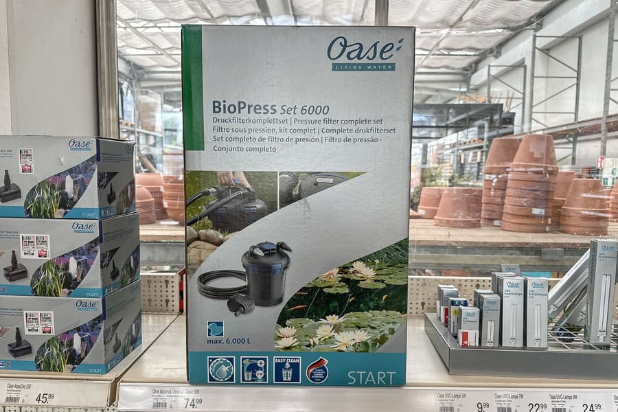 Druckfilterkomplettset Oase BioPress Set 6000